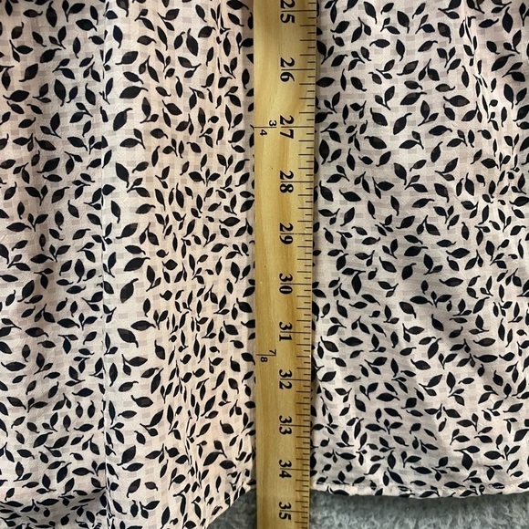 Who What Wear Women's Dress XS Ruffle Mini Half Sleeve Tiered Pink Black New - Picture 7 of 15